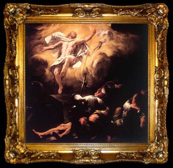 framed  Luca  Giordano The Resurrection, ta009-2